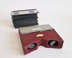Iloca Stereoviewer with 20 stereo slides in case Visionneuse, Collections, Appareils photo & Matériel cinématographique