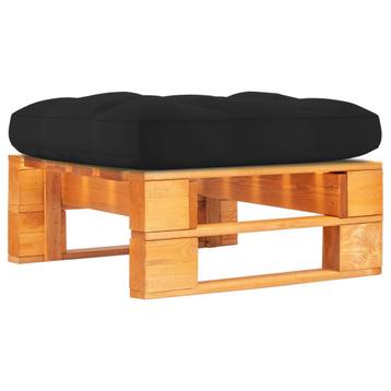 vidaXL Tuinhocker pallet honingbruin geïmpregneerd, Verzenden, Nieuw