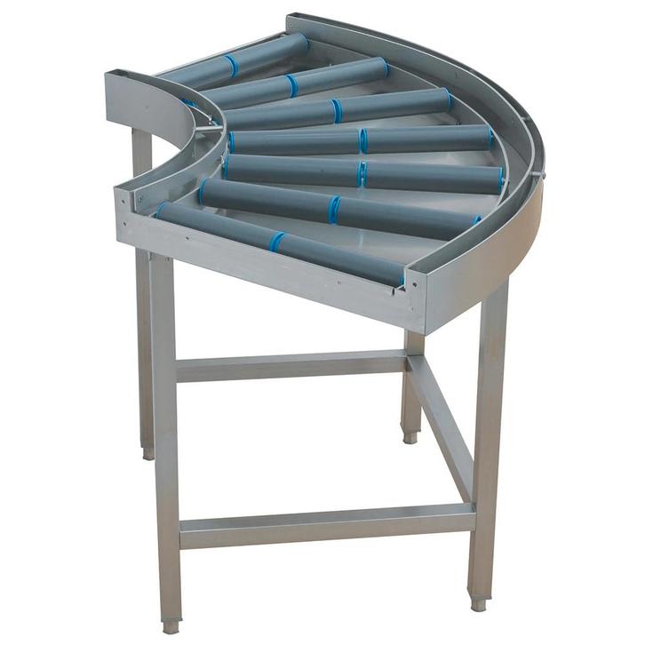 Aan-/Afvoertafel (Hoekelement) | RVS | Transportrollen |, Zakelijke goederen, Horeca | Keukenapparatuur, Nieuw in verpakking, Verzenden