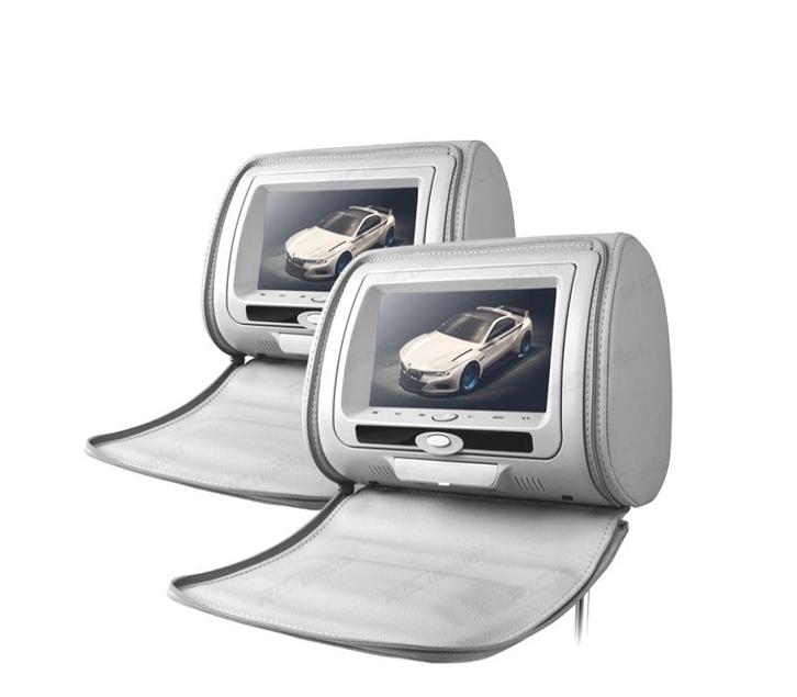 Appui-Tête Multimédia 7 Pouces Hd Usb Sd Couleur Gris, Auto diversen, Autoradio's, Verzenden