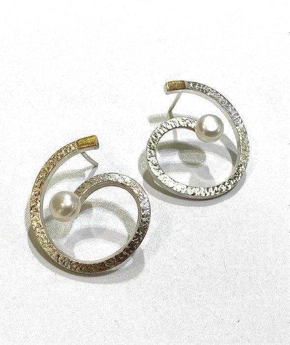 Zonder Minimumprijs - Oorbellen - 18 karaat Geel goud,, Handtassen en Accessoires, Oorbellen