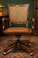 Chaise de bureau - Bois, Fonte - chaise de réalisateur, Antiquités & Art