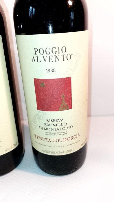 1988 Col DOrcia, Poggio Al Vento - Brunello di Montalcino, Verzamelen, Wijnen
