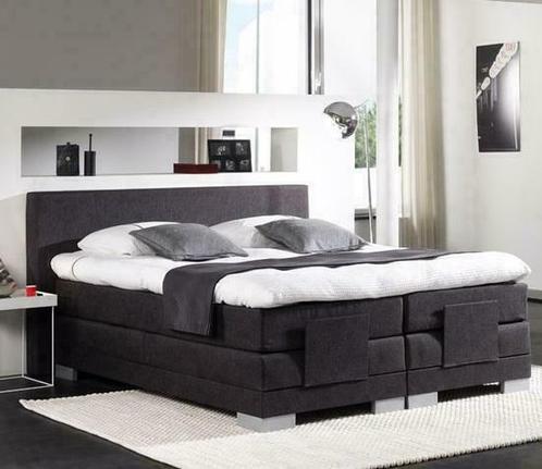 Electrische Boxspring President 90 x 220 Chicago Anthracite, Huis en Inrichting, Slaapkamer | Boxsprings