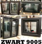 raam, deur, schuifraam ZWART 9005 Mijnwerkerslaan 33 Zolder, Doe-het-zelf en Bouw, Nieuw, Ophalen of Verzenden, Glas, Buitendeur