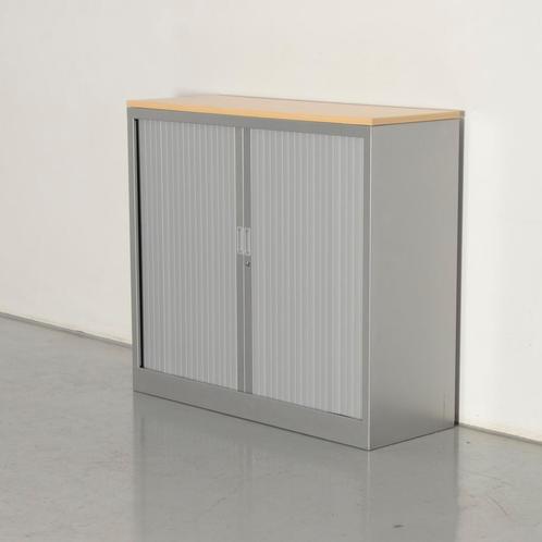 Robberechts roldeurkast, aluminium, 107 x 120 cm, incl. 2..., Huis en Inrichting, Kasten | Roldeurkasten en Archiefkasten, Gebruikt