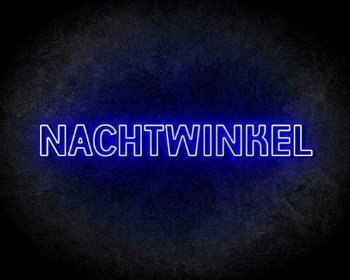 NACHTWINKEL neon sign - LED neon reclame bord neon letter..., Zakelijke goederen, Horeca | Overige, Verzenden