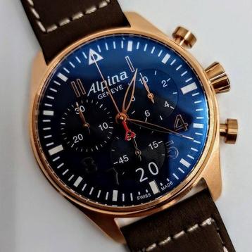 Alpina - Startimer Pilot Big Date Chronograph - AL-372NB4S4