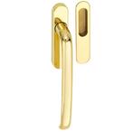 Hef/schuifdeurbeslag Elegant messing gelakt, Doe-het-zelf en Bouw, Raamkozijnen en Schuifdeuren, Nieuw, Overige materialen