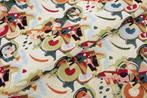 Superbe tissu GOBELIN avec un motif abstrait multicolore -