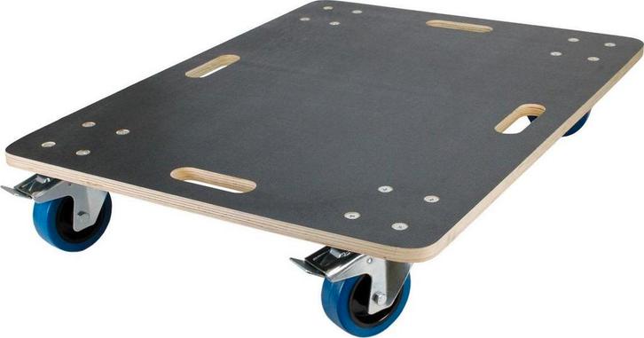 ECD Germany Transportroller met 2 x parkeerrem, 60 x 80 cm,, Doe-het-zelf en Bouw, Gereedschap | Overige machines, Verzenden