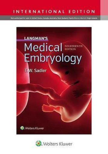 LANGMAN MED EMBRYOLOGY 14E (INT ED) PB 9781975114848, Verzenden, T.W. Sadler