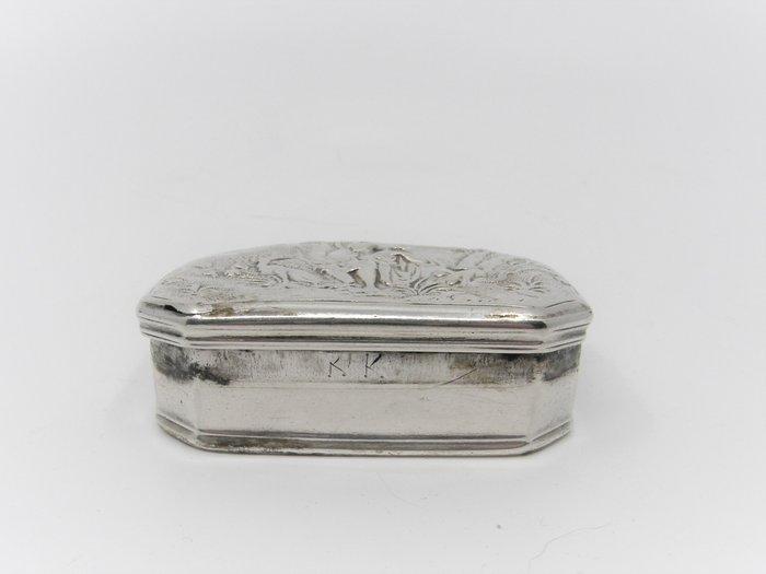 Willem Wobbe - Doos - .934 zilver - antieke snuifdoos 1752, Antiek en Kunst, Antiek | Zilver en Goud