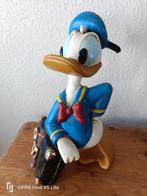 Statuette, Walt Disney - Donald Duck avec sa valise - 26 cm, Verzamelen, Nieuw