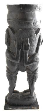 Houten Kelk - sculptuur - Luba - Congo (Zonder Minimumprijs), Antiek en Kunst