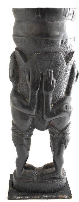 Houten Kelk - sculptuur - Luba - Congo (Zonder Minimumprijs), Antiek en Kunst, Kunst | Niet-Westerse kunst