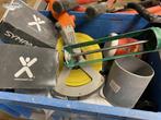 Partij gereedschap, slangen, kist PVC kop, Ophalen of Verzenden, Zo goed als nieuw