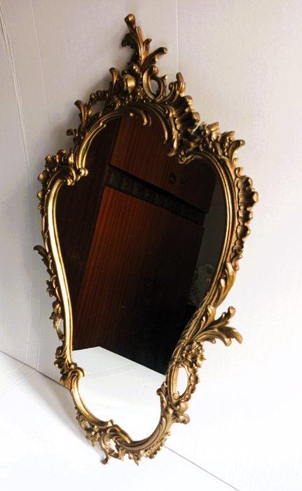 Wandspiegel - Brons - Bronzen kader, Antiek en Kunst, Curiosa en Brocante