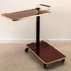Serveerwagen - draaibaar piano - formica, Messing, Metaal -, Antiek en Kunst