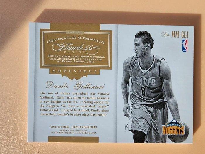 2015/16 Panini NBA Danilo Gallinari /5 Game Worn Patch - On, Collections, Autocollants
