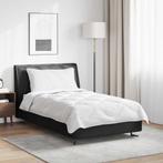 vidaXL Dekbed met kussen 2 pcs Wit Microvezel, Verzenden