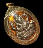 Gouden Relikwie - God Ganesh - Wijsheid, Geluk en Welvaart -