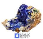 Cristaux dazurite de qualité supérieure + sulfures (pyrite