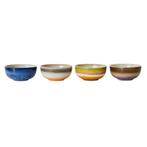 HKliving - 70's Ceramics Kleine Kom 4-pack - Hk Living Komme, Verzenden, Nieuw