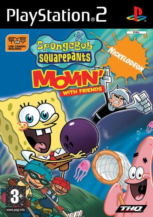 Spongebob Squarepants Movin with friends (ps2 eyetoy, Games en Spelcomputers, Games | Sony PlayStation 2, Ophalen of Verzenden
