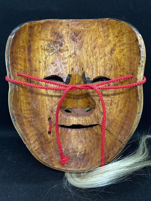 Noh masker - Hout, hoogwaardige houten gesculpteerde, Antiek en Kunst, Antiek | Overige Antiek