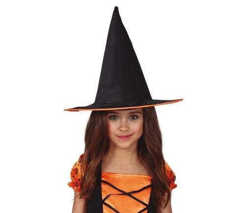 Halloween Heksenhoed Kind Oranje, Hobby en Vrije tijd, Feestartikelen, Nieuw, Verzenden