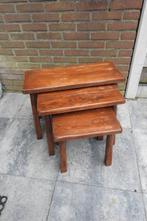 Tables gigognes - Chêne - Trois petites tables dappoint