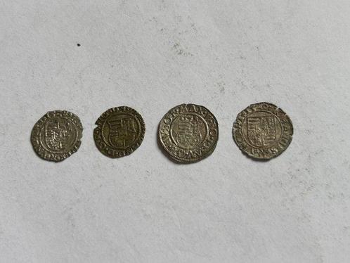 Hongarije. Denar 4x 1529/1578 (Zonder Minimumprijs), Postzegels en Munten, Munten | Europa | Niet-Euromunten