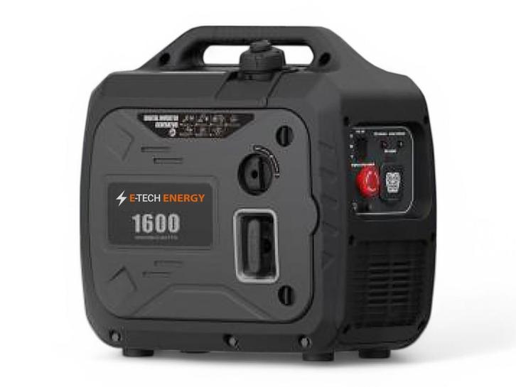 Stroomgenerator E1600 - max. vermogen 1600 Watt, Doe-het-zelf en Bouw, Aggregaten, Benzine, Nieuw, Elektrisch startend, Verzenden