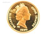 1 Gouden munt Cook Islands 1990, Nieuw, Ophalen