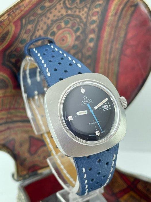 Omega - Ref. 566.031 - Geneve - Cal.684 - Navy blue Dial -, Handtassen en Accessoires, Horloges | Heren