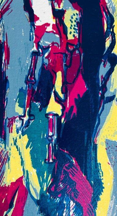 Arlette Le More (1930-2015) - Sans-titre - Sérigraphie, Antiek en Kunst, Antiek | Overige Antiek