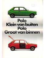 1976 VOLKSWAGEN POLO BROCHURE NEDERLANDS, Boeken, Auto's | Folders en Tijdschriften, Nieuw