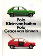 1976 VOLKSWAGEN POLO BROCHURE NEDERLANDS, Livres