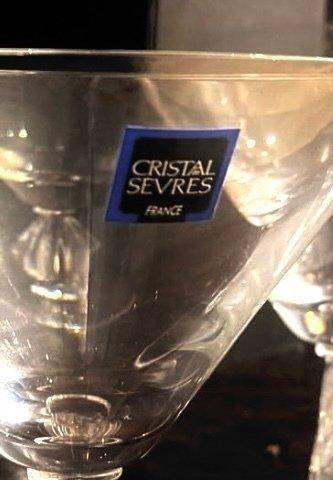 Sevres, verres a champagne, cocktail, vin, carafe - Drinkset, Antiek en Kunst, Antiek | Meubels | Tafels