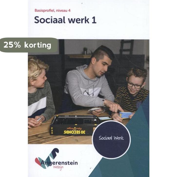 Sociaal werk 1 / niveau 4 basisprofiel / Angerenstein, Boeken, Schoolboeken, Gelezen, Verzenden