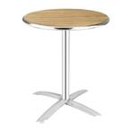 Inklapbare Tafel | Hout/Aluminium | Essenhout Blad |, Verzenden, Nieuw in verpakking
