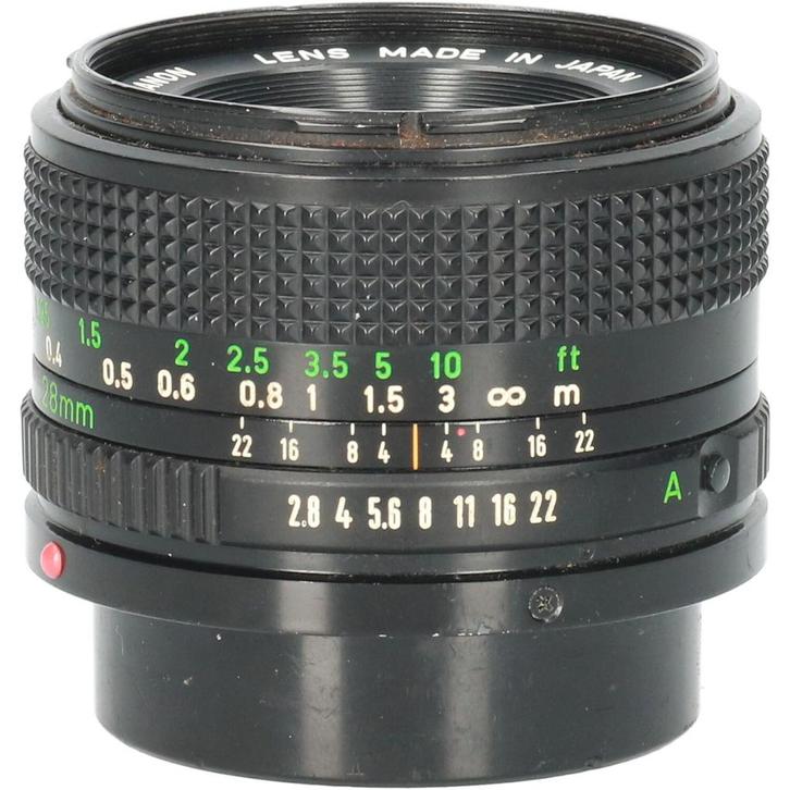 Tweedehands Canon 28mm f/2.8 FD CM5750, TV, Hi-fi & Vidéo, Photo | Lentilles & Objectifs, Enlèvement ou Envoi