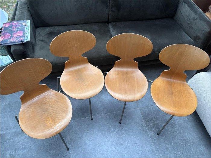 Fritz Hansen - Arne Jacobsen - Eetkamerstoel (4) - Ant -, Antiquités & Art, Antiquités | Meubles | Chaises & Canapés