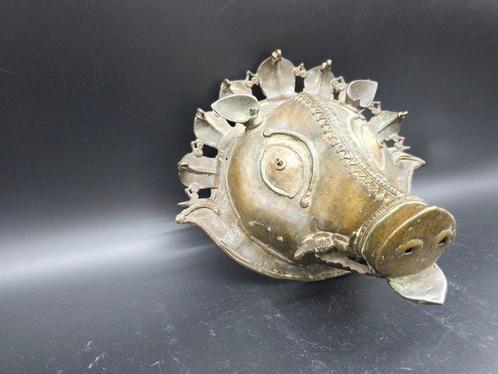Zeldzame Bhuta Masker - Brons - India - 19e eeuw, Antiek en Kunst, Kunst | Niet-Westerse kunst