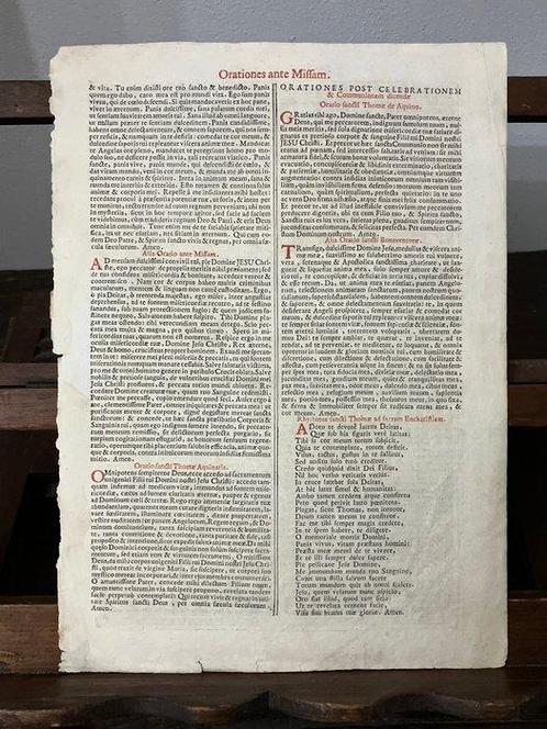 Chiesa Cattolica - Missale Romanum Ordo Missae Incisione, Antiek en Kunst, Antiek | Boeken en Manuscripten