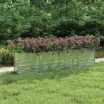 vidaXL Plantenbak verhoogd 320x40x77 cm gegalvaniseerd staal, Tuin en Terras, Verzenden, Nieuw