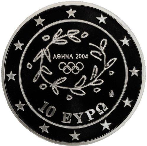 Griekenland. 10 Euro 2003 Olympic - Discus Proof (Zonder, Postzegels en Munten, Munten | Europa | Euromunten