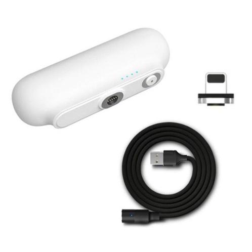 Magnetische Mini Powerbank 2600mAh voor iPhone Lightning  -, Telecommunicatie, Powerbanks, Nieuw, Verzenden