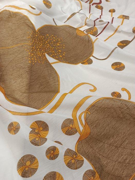 Introvabile tendone vintage dalla fantasia magnifica - Tissu, Antiek en Kunst, Antiek | Tapijten, Tafelkleden en Textiel